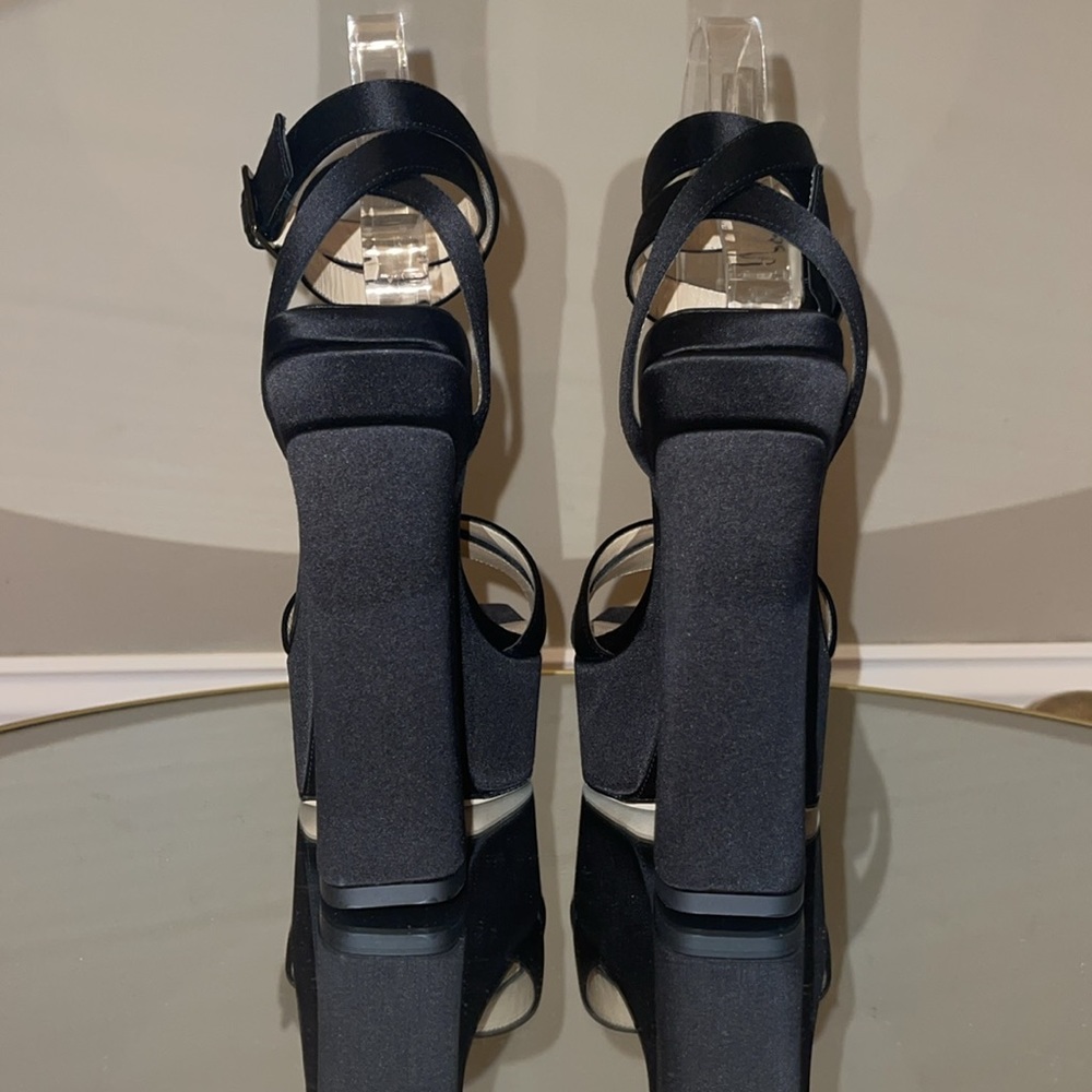 Jimmy Choo Gaia 140 Platform heeled sandals sz 37.5 - Picture 16 of 16